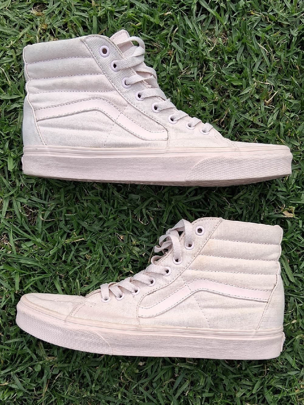 Vans Women's High-Top Sneakers - Cream
